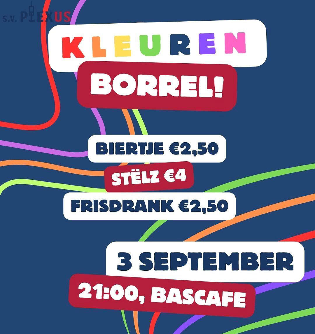 Borrel van de maand