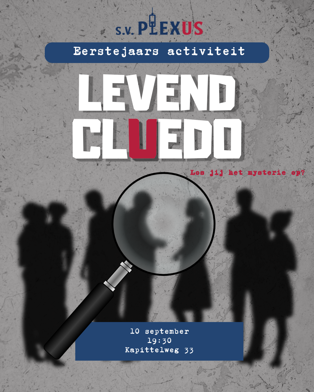 Levend cluedo (eerstejaars)