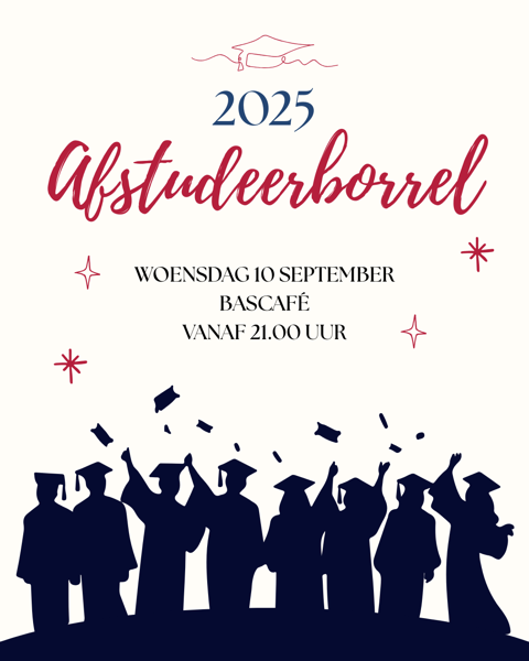 Afstudeer borrel